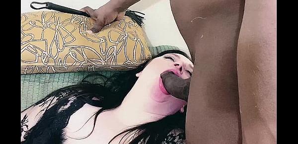  Succulent Samantha gets a creamy load from a black cock